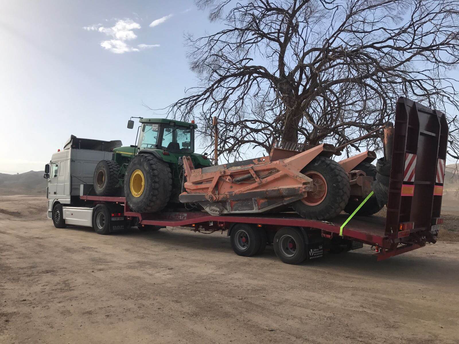 Transporte Herramientas y Maquinaría Pesada en Madrid